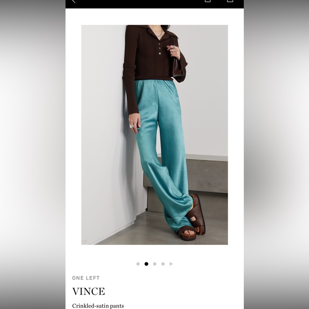 Vince satin pants